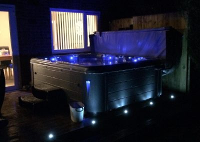 tub at night